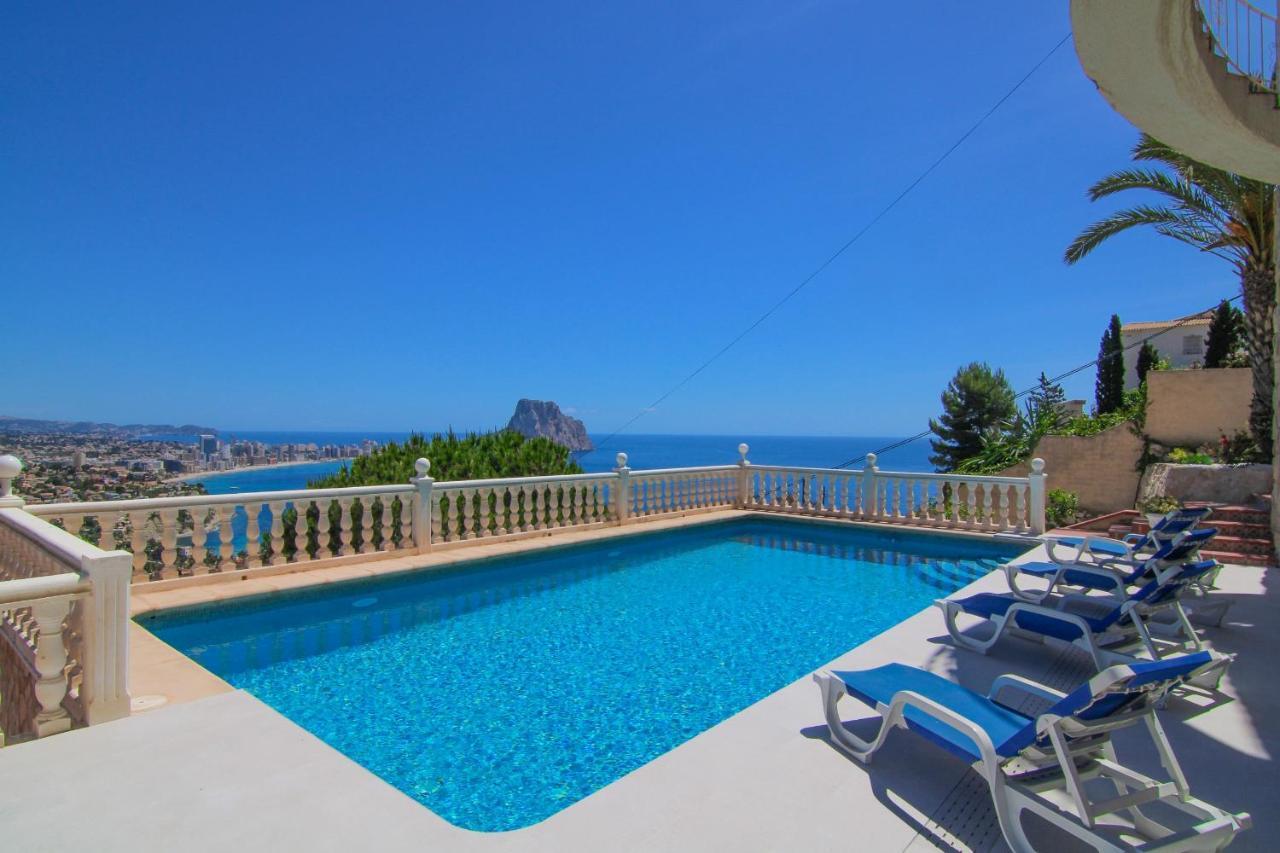 Villa Con Piscina Y Vistas Al Mar - Mar 27 H Calpe Eksteriør bilde