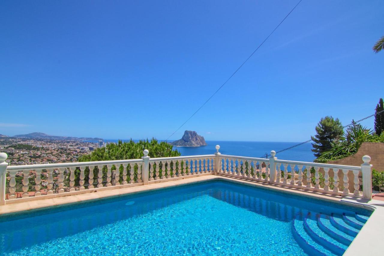 Villa Con Piscina Y Vistas Al Mar - Mar 27 H Calpe Eksteriør bilde